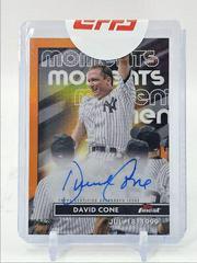 David Cone [Orange] Baseball Cards 2023 Topps Finest Moments Autographs Prices