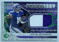 Justin Jefferson [Neon] #90 Football Cards 2020 Panini Elements Prices