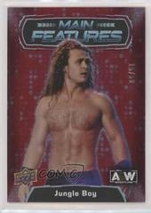 Jungle Boy [Red] Wrestling Cards 2022 Upper Deck AEW Main Features Prices