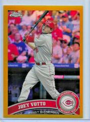 Joey Votto [Gold Refractor] #19 Baseball Cards 2011 Topps Chrome Prices