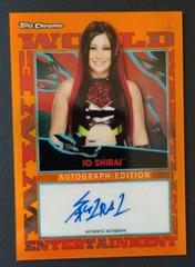 Io Shirai [Orange] #A-IS Wrestling Cards 2021 Topps Slam Attax Chrome WWE Autographs Prices