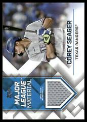 Corey Seager Baseball Cards 2022 Topps Update Major League Material Relics Prices