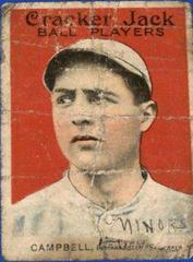 Vin Campbell #168 Baseball Cards 1915 Cracker Jack Prices