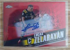 Lucas Zelarayan [Autograph Red Wave] Soccer Cards 2022 Topps Chrome MLS Prices