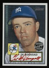 Gil McDougald [Red Ink] Baseball Cards 2001 Topps Heritage Autographs Prices