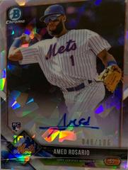 Amed Rosario [Atomic Refractor] Baseball Cards 2018 Bowman Chrome Rookie Autographs Prices