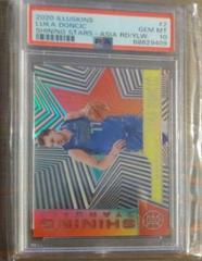 Luka Doncic [Asia Red Yellow] Basketball Cards 2020 Panini Illusions Shining Stars Prices