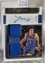 Josh Giddey Basketball Cards 2021 Panini One and One Rookie Dual Jersey Autographs Prices