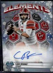 Cam Rising #ETGA-CR Football Cards 2023 Bowman's Best University Elements Of Greatness Autographs Prices