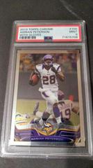 Adrian Peterson [Wearing Gloves] #100 Football Cards 2013 Topps Chrome Prices