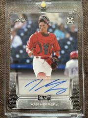 Ivan Herrera [Hobby] Baseball Cards 2020 Leaf Draft Autographs Prices