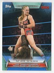 Ronda Rousey [Blue] Wrestling Cards 2019 Topps WWE Women's Division Prices