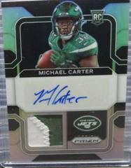 Michael Carter #RPA-MC Football Cards 2021 Panini Prizm Rookie Patch Autographs Prices