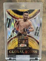 Chan Sung Jung [Gold Flash] #2 Ufc Cards 2023 Panini Select UFC Global Icons Prices