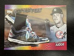 Aaron Judge [Gold] #FF-11 Baseball Cards 2022 Topps Flashiest Feet Prices