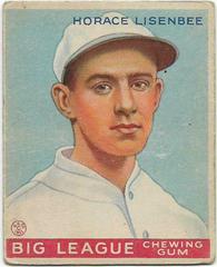 Horace Lisenbee #68 Baseball Cards 1933 Goudey Prices