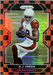 A. J. Green [Black and Red Checker Prizm] #74 Football Cards 2021 Panini Prizm Prices