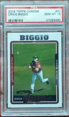 Craig Biggio #31 Baseball Cards 2005 Topps Chrome Prices