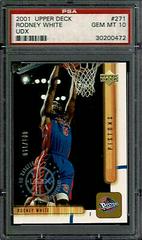 Rodney White Udx Basketball Cards 2001 Upper Deck Prices