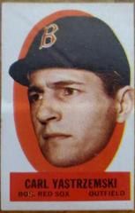 Carl Yastrzemski [Blank Back] Baseball Cards 1963 Topps Peel Offs Prices