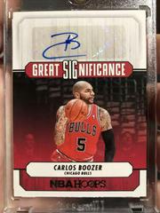 Carlos Boozer #GS-CBZ Basketball Cards 2022 Panini Hoops Great SIGnificance Autographs Prices