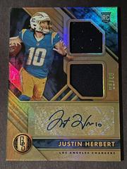 Justin Herbert [Rookie Jersey Autograph Double] #245 Football Cards 2020 Panini Gold Standard Prices
