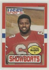 Tyrone McGriff Football Cards 1985 Topps USFL Prices