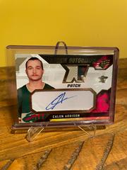 Calen Addison [Patch] #CA Hockey Cards 2021 SPx Rookie Auto Jersey Prices