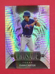 Evan Carter [Hyper] Baseball Cards 2023 Panini Chronicles Crusade Prices