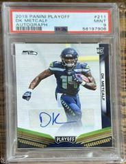 DK Metcalf  [Autograph Variations 4th Down] #211 Football Cards 2019 Panini Playoff Prices