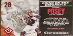 Buster Posey [Red] #49 Baseball Cards 2017 Panini Chronicles Prices