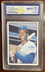 Ernie Banks #255 Baseball Cards 1978 TCMA the 1960's Prices