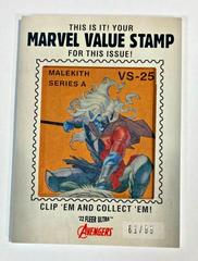 Malekith #VS-25 Marvel 2022 Ultra Avengers Value Stamp Relics Prices