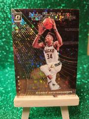 Giannis Antetokounmpo [Fast Break Holo] Basketball Cards 2019 Panini Donruss Optic All Clear for Takeoff Prices