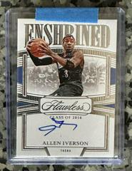 Allen Iverson #4 Basketball Cards 2022 Panini Flawless Enshrined Signature Prices