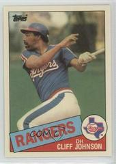 Cliff Johnson #63T Baseball Cards 1985 Topps Traded Prices