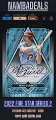 Mike Schmidt Baseball Cards 2022 Topps Five Star Signatures Prices