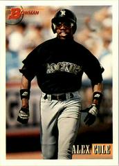 Alex Cole #36 Baseball Cards 1993 Bowman Prices