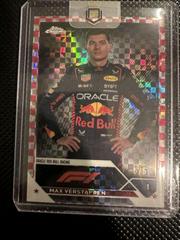 Max Verstappen [Red Checker Flag X-fractor] #1 Racing Cards 2023 Topps Chrome Formula 1 Prices