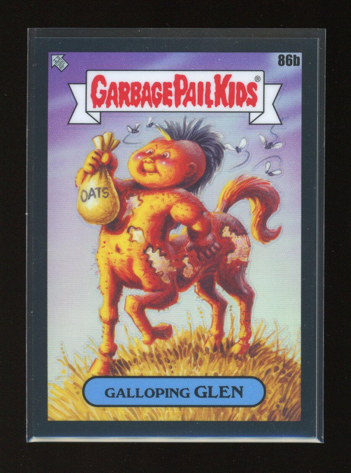 Galloping GLEN [Black] #86b 2020 Garbage Pail Kids Chrome