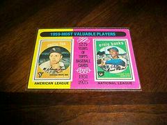 1959 MVP's [Nellie Fox, Ernie Banks] #197 Baseball Cards 1975 Topps Prices