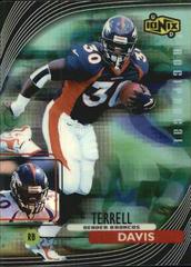 Terrell Davis [Reciprocal] #R19 Football Cards 1999 UD Ionix Prices