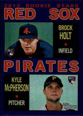 Brock Holt, Kyle McPherson [Black Refractor] #HC100 Baseball Cards 2013 Topps Heritage Chrome Prices