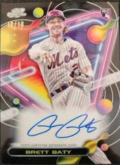 Brett Baty [Black Eclipse] #CCA-BBA Baseball Cards 2023 Topps Cosmic Chrome Autographs Prices