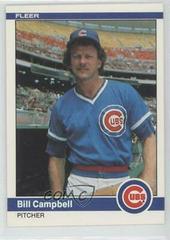 Bill Campbell #489 Baseball Cards 1984 Fleer Prices