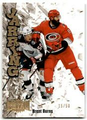 Brent Burns [Gold] Hockey Cards 2022 Skybox Metal Universe Jarring Prices