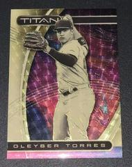 Gleyber Torres [Gold] #24 Baseball Cards 2021 Panini Chronicles Titan Prices