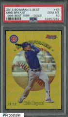 Kris Bryant [Gold] #KB Baseball Cards 2018 Bowman's Best 1998 Performers Prices