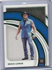 Brock Lesnar [Green] Wrestling Cards 2022 Panini Immaculate WWE Prices