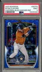 Ryan Clifford [Blue Shimmer] #BCP-10 Baseball Cards 2023 Bowman Chrome Prospects Prices